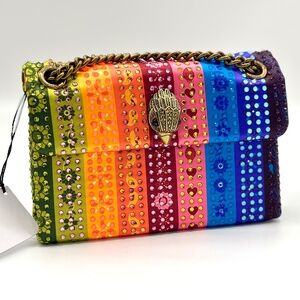 KURT GEIGER LONDON Fabric Mini Kensington Crossbody